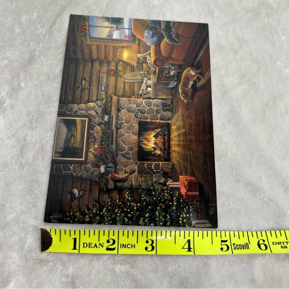 Christmas Folded Cards set of 20 w/envelopes Home & Hearth Leanin’ Tree - Picture 12 of 15